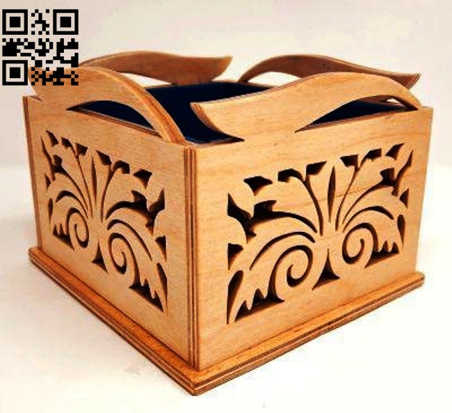 Box E0014726 file cdr and dxf free vector download for laser cut
