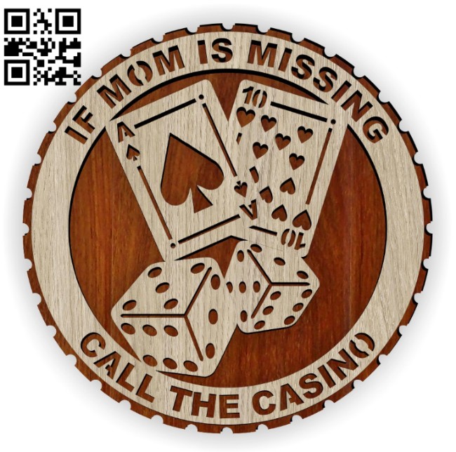 Casino missing E0014727 file cdr and dxf free vector download for laser cut