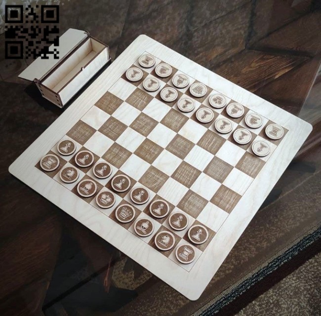 Chess E0014562 file cdr and dxf free vector download for laser cut