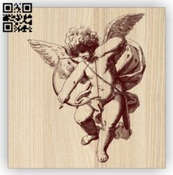 Cupid E0014843 file cdr and dxf free vector download for laser engraving machine