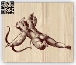 Cupid E0014844 file cdr and dxf free vector download for laser engraving machine