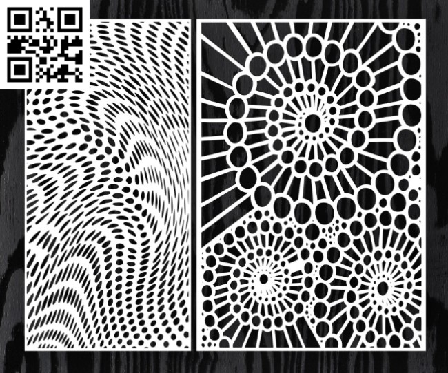 Design pattern screen panel E0014595 file cdr and dxf free vector download for laser cut cnc