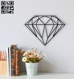 Diamond E0014476 file cdr and dxf free vector download for laser cut plasma