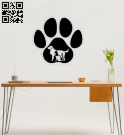 Dog cat E0014581 file cdr and dxf free vector download for laser cut plasma