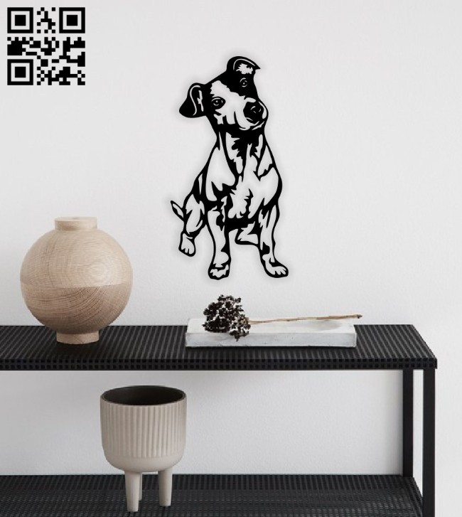 Dog wall decor E0014718 file cdr and dxf free vector download for laser cut plasma