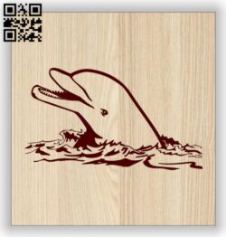 Dolphin E0014473 file cdr and dxf free vector download for laser engraving machine