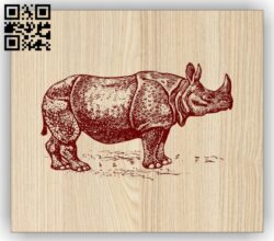 Hippopotamus E0014698 file cdr and dxf free vector download for laser engraving machine