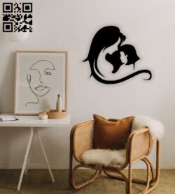 Mother’s day wall decor E0014638 file cdr and dxf free vector download for laser cut plasma