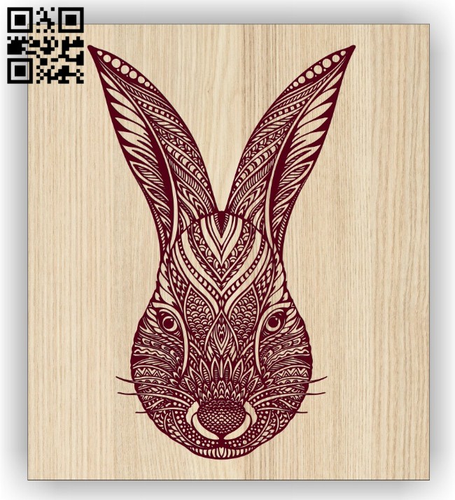 Rabbit E0014679 file cdr and dxf free vector download for laser engraving machine