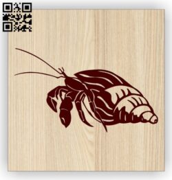 Sea snail E0014474 file cdr and dxf free vector download for laser engraving machine