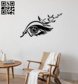Storks wall decor E0014849 file cdr and dxf free vector download for laser cut plasma