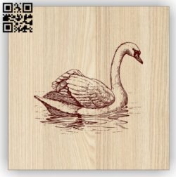 Swan E0014696 file cdr and dxf free vector download for laser engraving machine