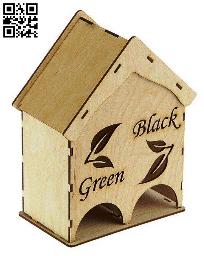 Tea house E0014725 file cdr and dxf free vector download for laser cut