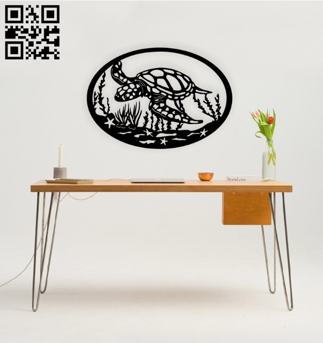 Turtle E0014647 file cdr and dxf free vector download for laser cut plasma