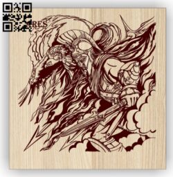 Ares E0015049 file cdr and dxf free vector download for laser engraving machine
