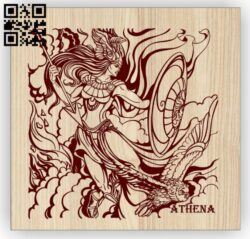 Athena E0015050 file cdr and dxf free vector download for laser engraving machine