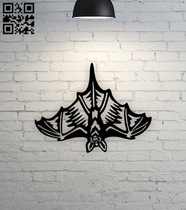 Bat E0015017 file cdr and dxf free vector download for laser cut plasma