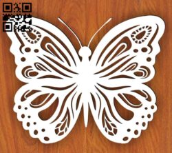 Butterfly E0014947 file cdr and dxf free vector download for laser cut plasma