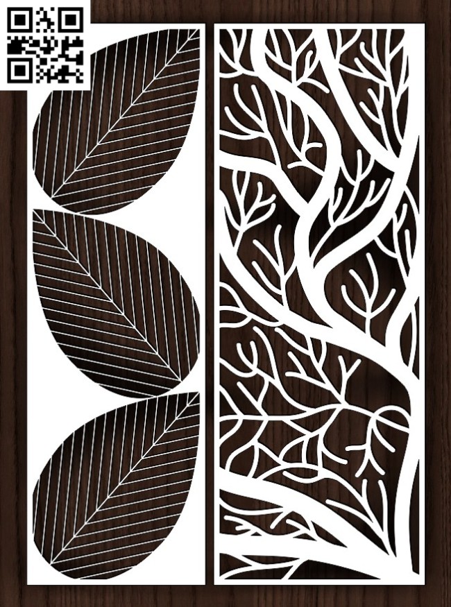 Design pattern screen panel E0015010 file cdr and dxf free vector download for laser cut