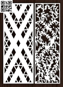 Design pattern screen panel E0015011 file cdr and dxf free vector download for laser cut