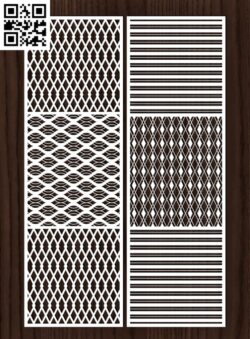Design pattern screen panel E0015012 file cdr and dxf free vector download for laser cut cnc
