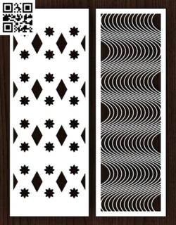 Design pattern screen panel E0015013 file cdr and dxf free vector download for laser cut cnc