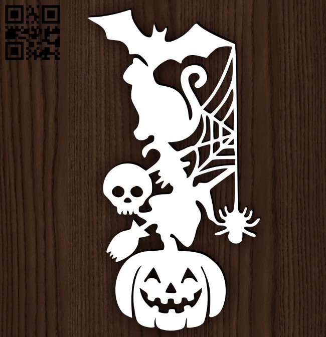 Halloween E0014952 file cdr and dxf free vector download for laser cut plasma