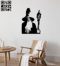 Lord of the Rings wall decor E0014893 file cdr and dxf free vector download for laser cut plasma