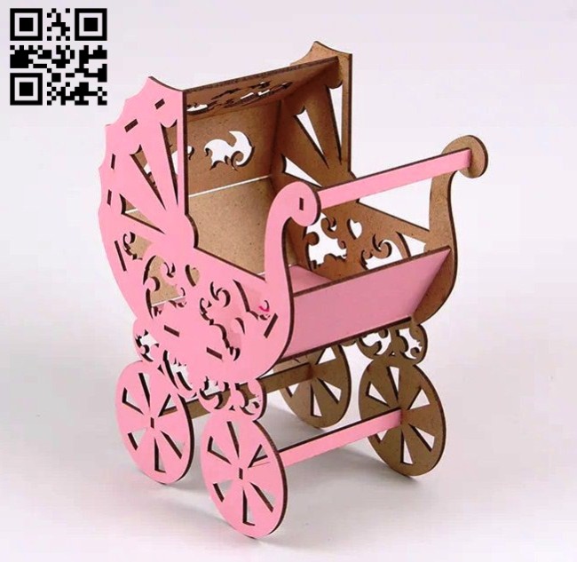 Stroller E0014898 file cdr and dxf free vector download for laser cut