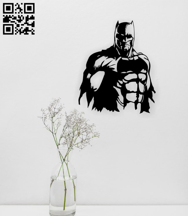 Batman wall decor E0015174 file cdr and dxf free vector download for laser cut plasma