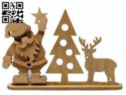 Christmas E0015149 file cdr and dxf free vector download for laser cut