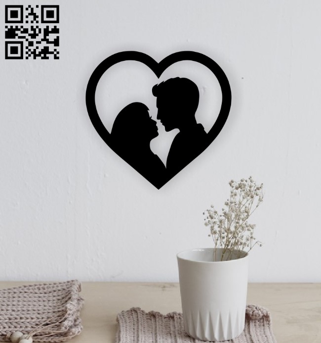 Heart love E0015173 file cdr and dxf free vector download for laser cut plasma