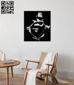 Superman E0015133 file cdr and dxf free vector download for laser cut plasma