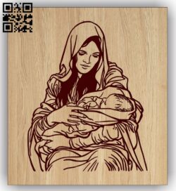 Virgin Mary E0015188 file cdr and dxf free vector download for laser engraving machine