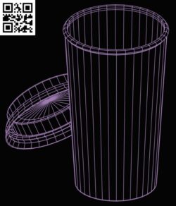 3D illusion led lamp cup E0015283 file cdr and dxf free vector download for laser engraving machine
