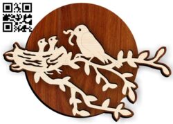 Birds E0015228 file cdr and dxf free vector download for laser cut