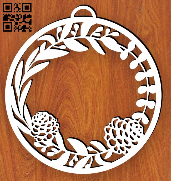 Christmas decor E0015330 file cdr and dxf free vector download for laser cut plasma