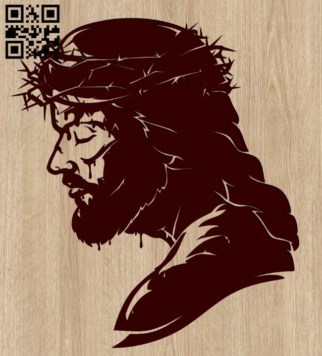 Jesus E0015382 file cdr and dxf free vector download for laser engraving machine