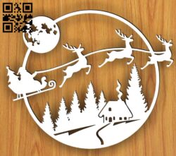 Santa Claus E0015253 file cdr and dxf free vector download for laser cut plasma