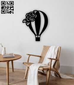 Air balloon E0015461 file cdr and dxf free vector download for laser cut plasma