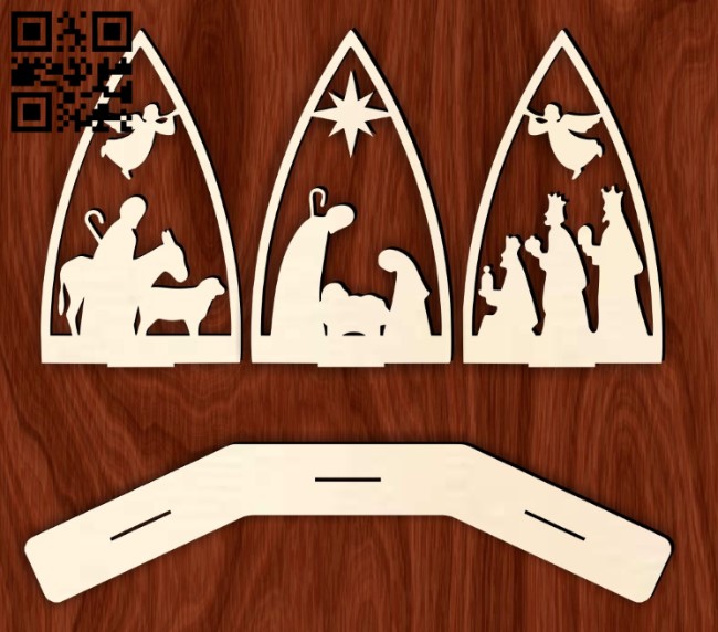 Christmas E0015529 file cdr and dxf free vector download for laser cut