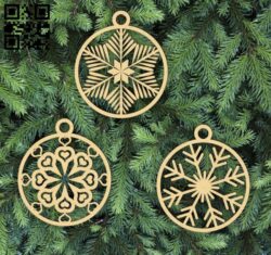 Christmas toys E0015483 file cdr and dxf free vector download for laser cut plasma