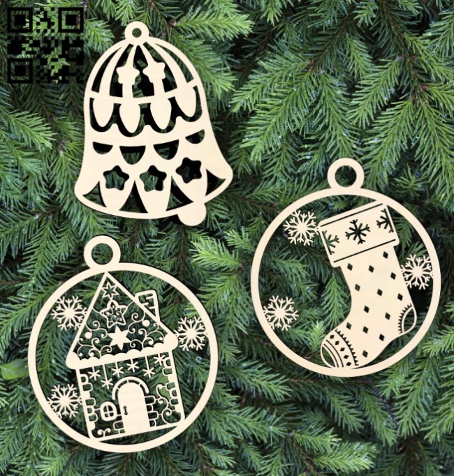 Christmas toys E0015605 file cdr and dxf free vector download for laser cut plasma