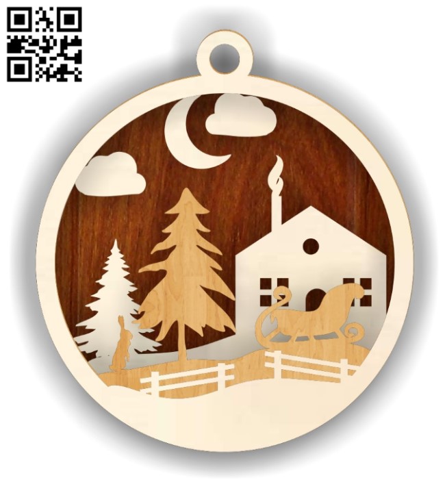 Christmas tree multilayer E0015573 file cdr and dxf free vector download for laser cut plasma