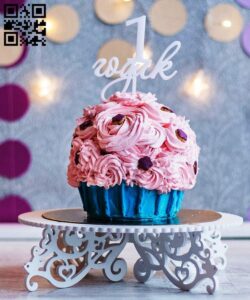 Cake stand E0015736 file cdr and dxf free vector download for laser cut