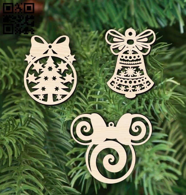Christmas toys E0015682 file cdr and dxf free vector download for laser cut plasma