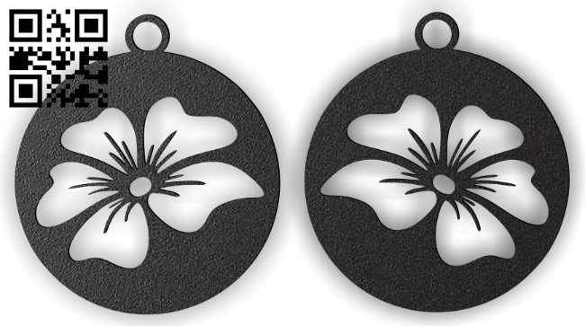 Earrings E0015731 file cdr and dxf free vector download for laser cut plasma