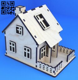 House E0015716 file cdr and dxf free vector download for laser cut