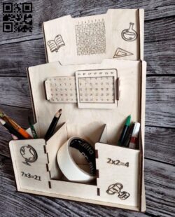 Organizer E0015737 file cdr and dxf free vector download for laser cut