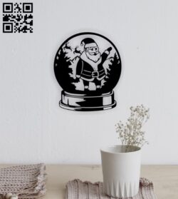 Santa Claus E0015708 file cdr and dxf free vector download for laser cut plasma